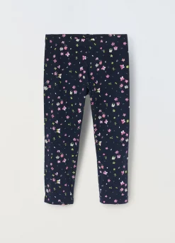 Blukids Leggings capri in jersey di cotone stretch bambina- Leggings