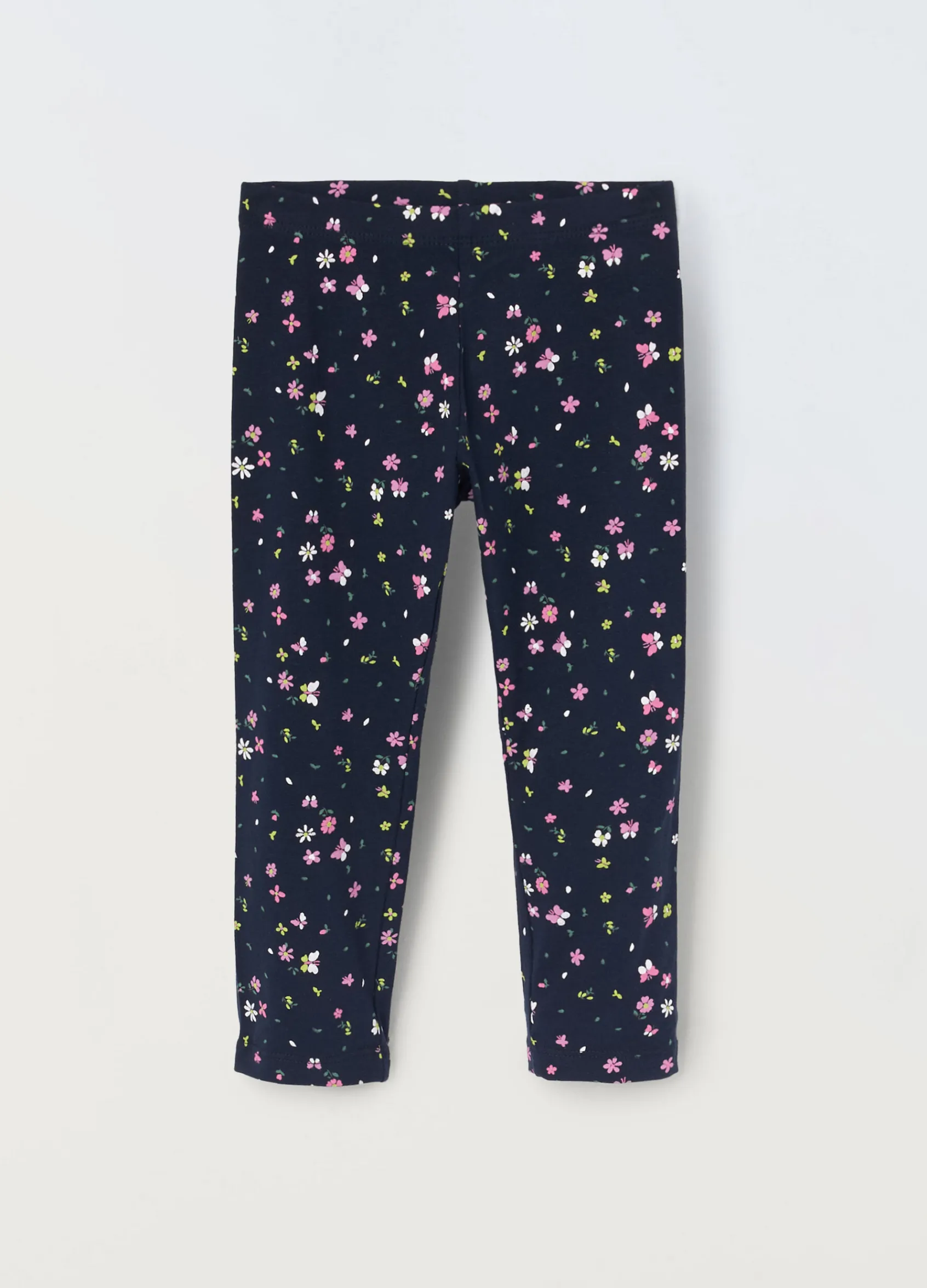 Blukids Leggings capri in jersey di cotone stretch bambina- Leggings