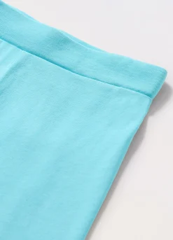 Blukids Leggings capri in jersey di cotone stretch bambina- Leggings