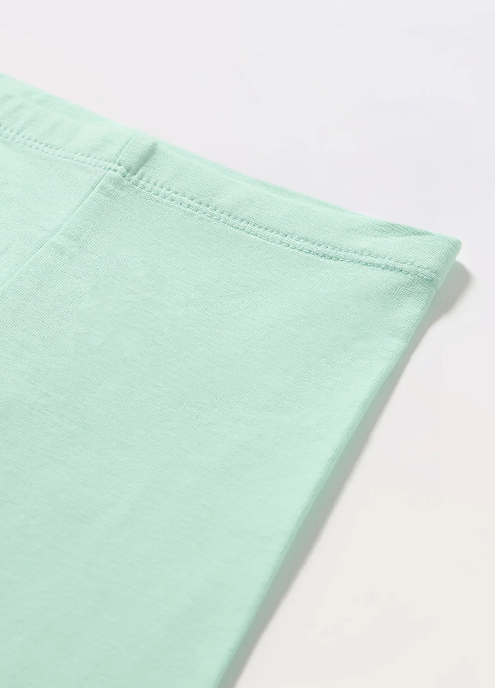 Blukids Leggings capri in jersey di cotone stretch neonata- Pantaloni