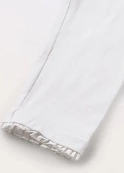 Blukids Leggings capri in jersey di cotone stretch bambina- Leggings