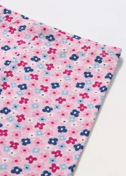 Blukids Leggings capri in jersey di cotone stretch bambina- Leggings