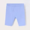 Blukids Leggings ciclista in cotone stretch neonata- Pantaloni