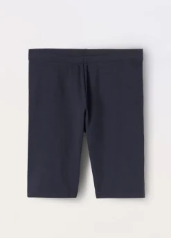 Blukids Leggings ciclista in jersey di cotone stretch ragazza- Pantaloni