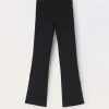 Blukids Leggings flare fit in jersey di cotone stretch ragazza- Pantaloni