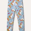Blukids Leggings in cotone stretch con stampa bambina- Leggings