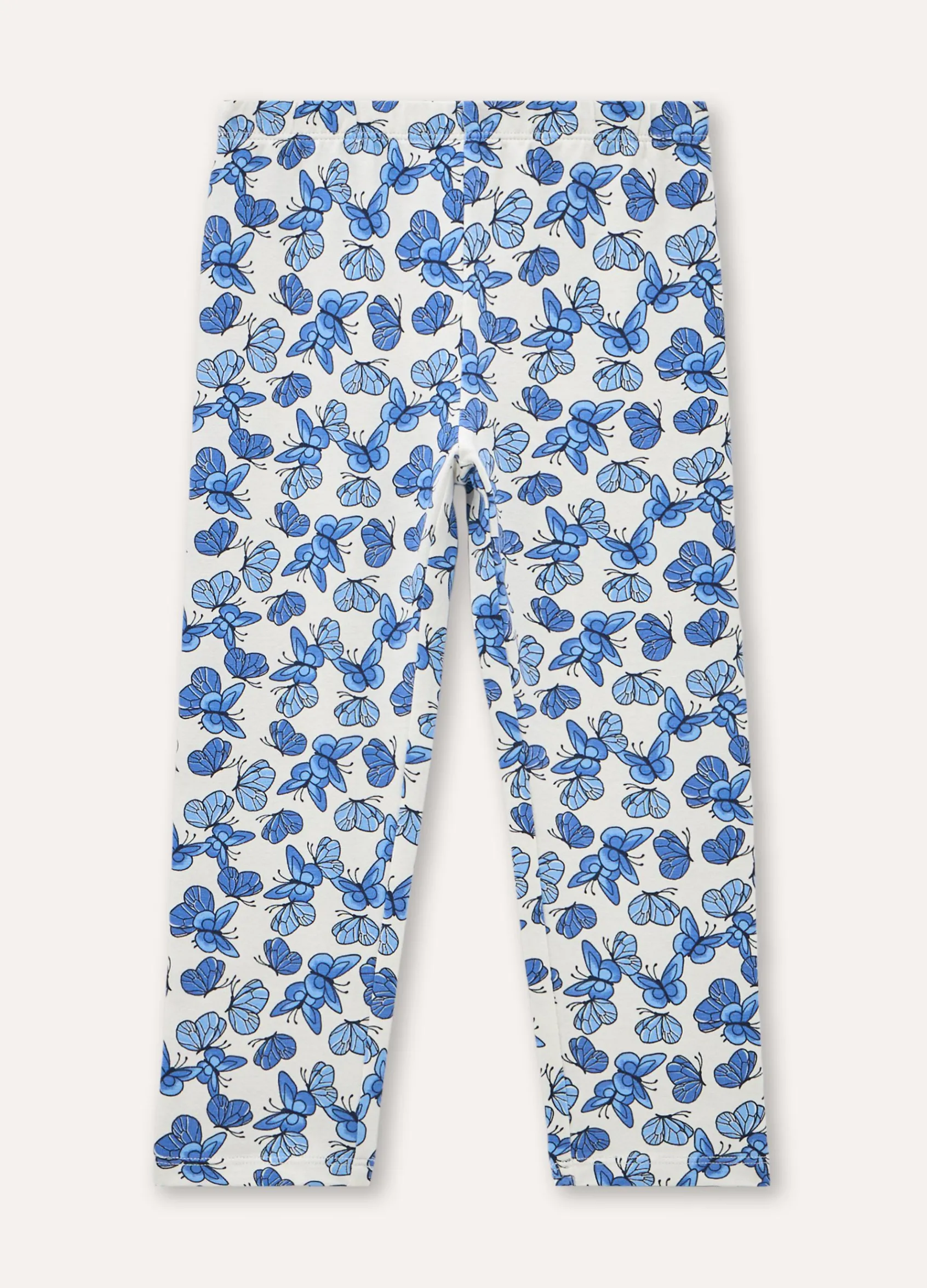 Blukids Leggings in cotone stretch con stampa bambina- Leggings