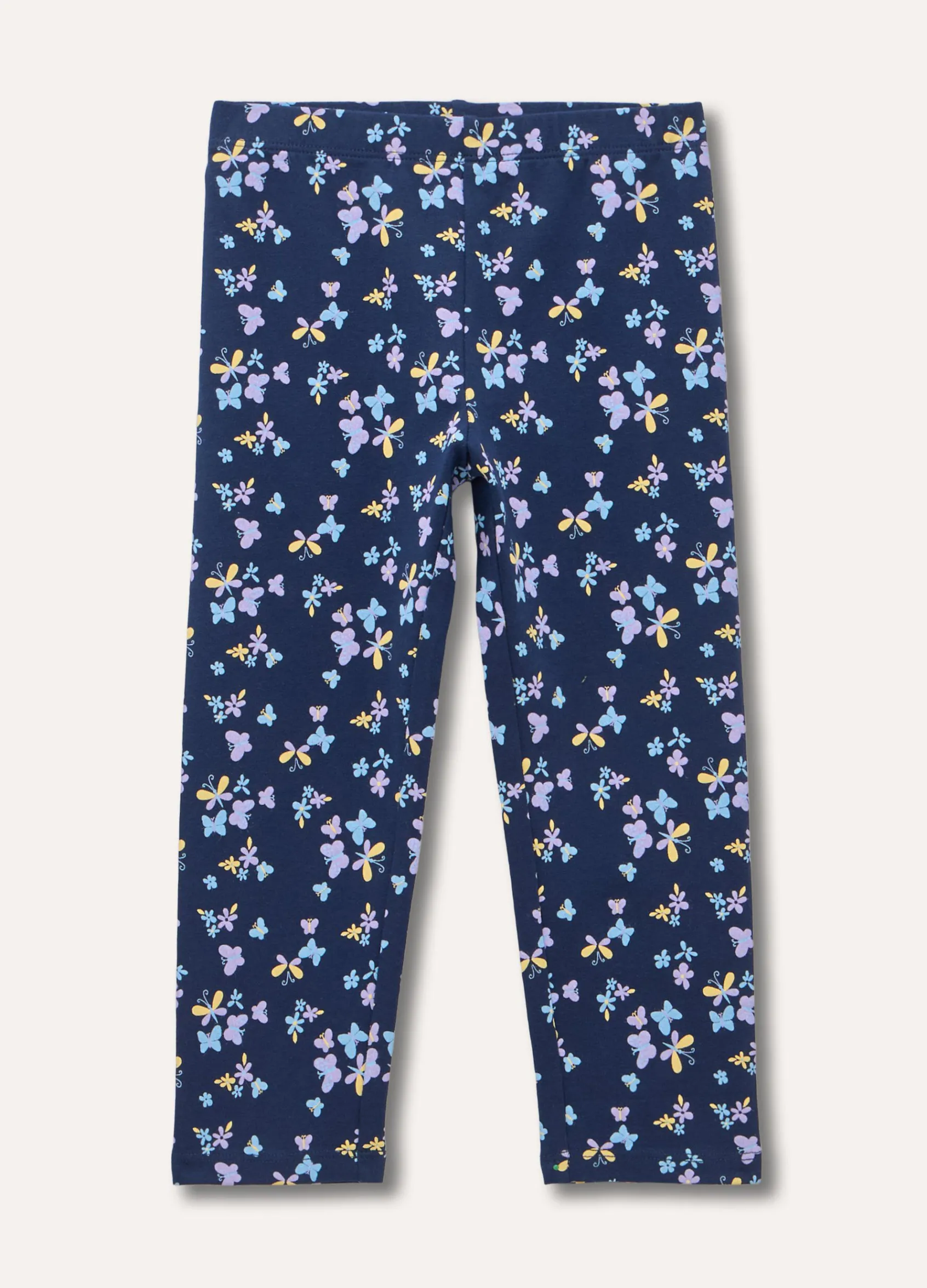 Blukids Leggings in cotone stretch con stampa bambina- Leggings