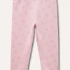 Blukids Leggings in cotone stretch stampati neonata- Pantaloni