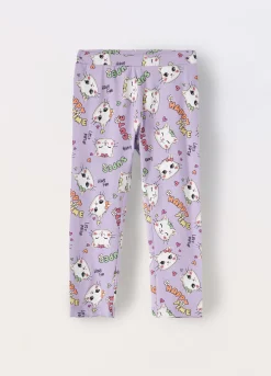 Blukids Leggings in cotone stretch bambina- Leggings