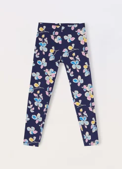 Blukids Leggings in cotone stretch bambina- Pantaloni