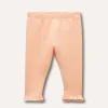 Blukids Leggings in cotone stretch neonata- Pantaloni