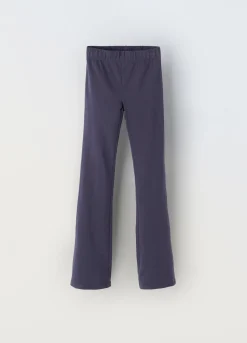 Blukids Leggings in cotone stretch flare fit ragazza- Pantaloni