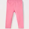 Blukids Leggings in cotone stretch neonata- Pantaloni