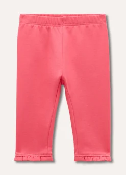 Blukids Leggings in cotone stretch neonata- Pantaloni