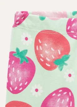 Blukids Leggings in cotone stretch con stampa bambina- Leggings