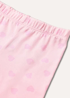 Blukids Leggings in cotone stretch stampati neonata- Pantaloni