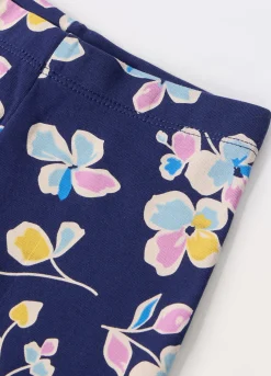 Blukids Leggings in cotone stretch bambina- Pantaloni