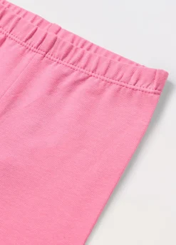 Blukids Leggings in cotone stretch neonata- Pantaloni