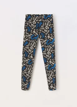Blukids Leggings in jersey di cotone stretch ragazza- Pantaloni