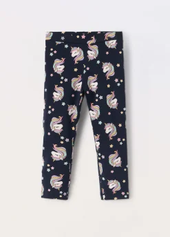 Blukids Leggings in jersey di cotone stretch bambina- Leggings