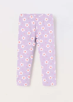 Blukids Leggings in jersey di cotone stretch bambina- Leggings