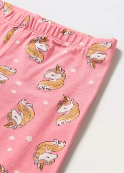 Blukids Leggings in jersey di cotone stretch bambina- Leggings