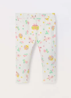 Blukids Leggings in puro cotone neonata- Pantaloni