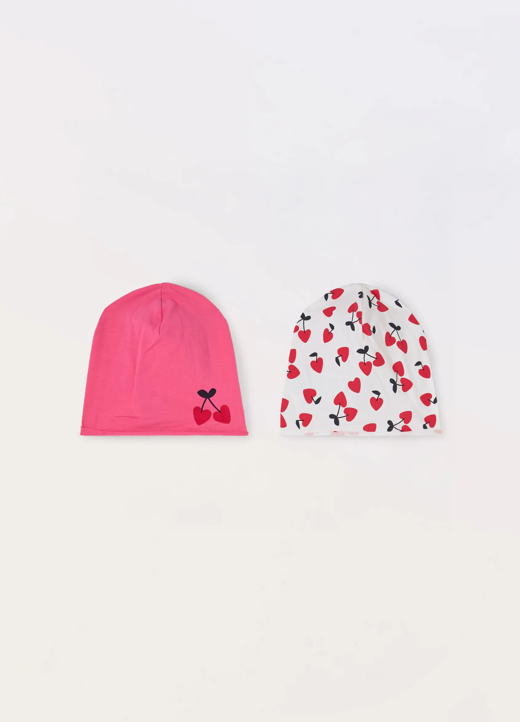 Blukids Pack 2 berettini in cotone stretch neonata- Multipack | Accessori