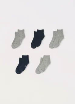 Blukids Pack 5 calze corte-Bambino Accessori | Multipack