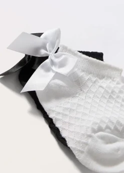 Blukids Pack 2 calze corte con fiocco- Multipack | Intimo