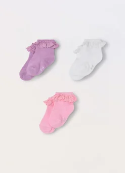 Blukids Pack 3 calze corte misto cotone neonata- Accessori