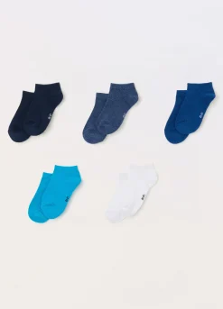 Blukids Pack 5 calze corte misto cotone-Bambino Multipack | Intimo