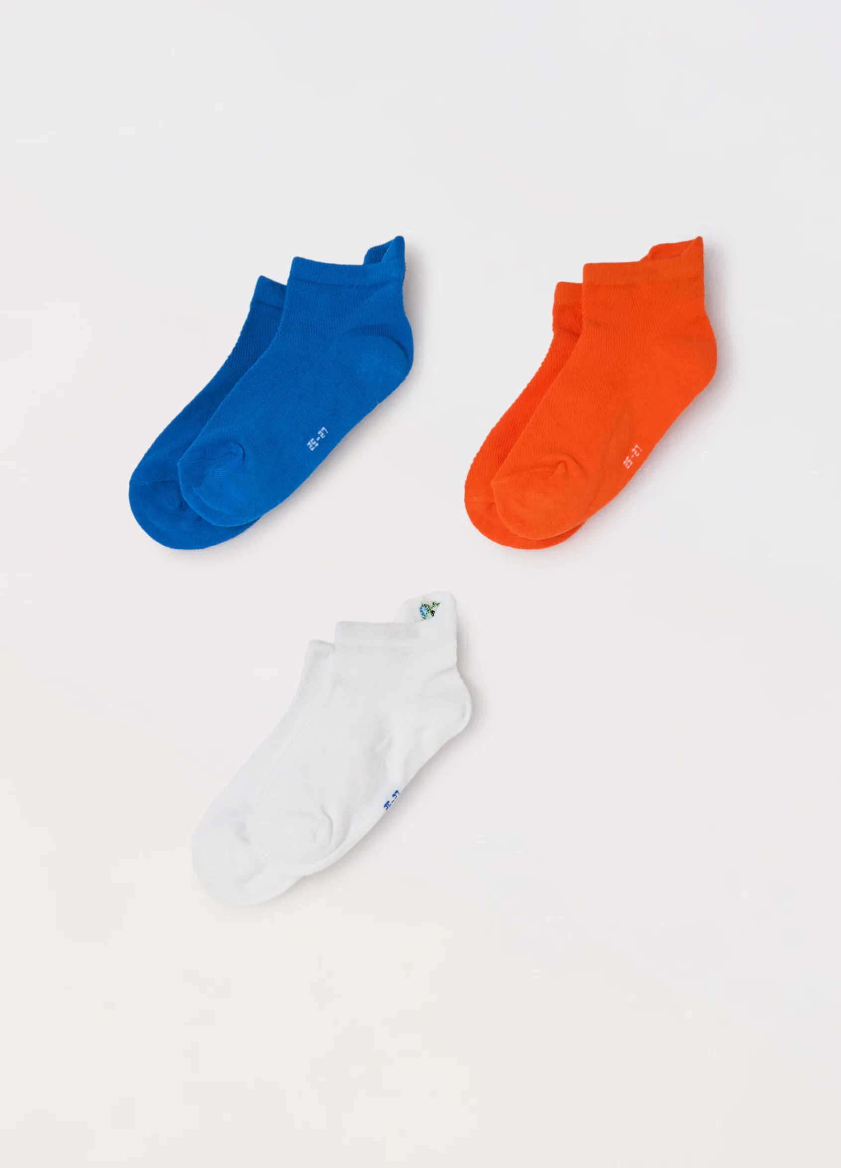 Blukids Pack 3 calze corte misto cotone-Bambino Multipack | Intimo