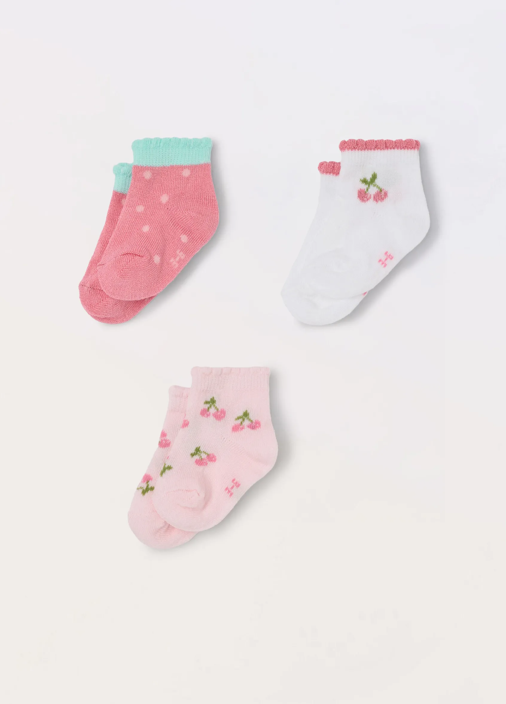 Blukids Pack 2 calze corte misto cotone neonata- Accessori
