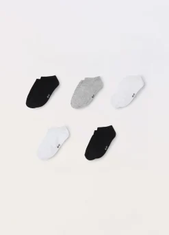 Blukids Pack 5 calze corte misto cotone-Bambino Multipack | Intimo