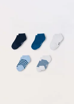 Blukids Pack 5 calze corte misto cotone-Bambino Multipack | Intimo