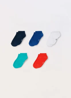 Blukids Pack 5 calze corte misto cotone-Bambino Multipack | Intimo
