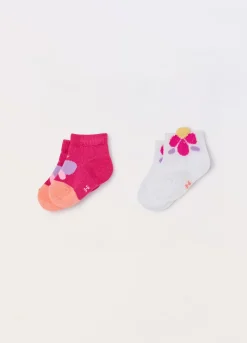 Blukids Pack 2 calze corte misto cotone neonata- Accessori