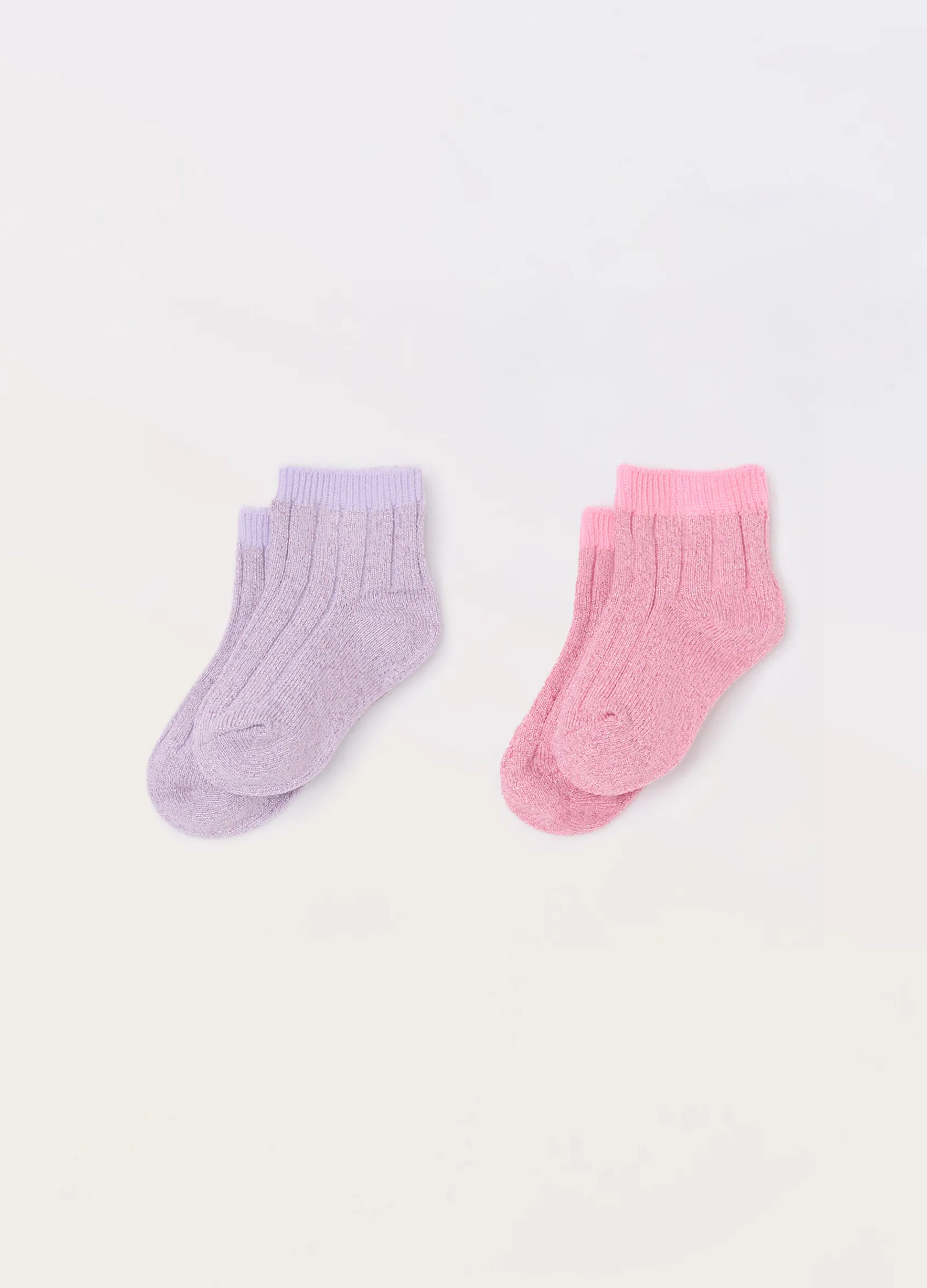 Blukids Pack 2 calze corte misto cotone neonata- Accessori