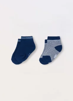 Blukids Pack 2 calze corte misto cotone neonato- Accessori