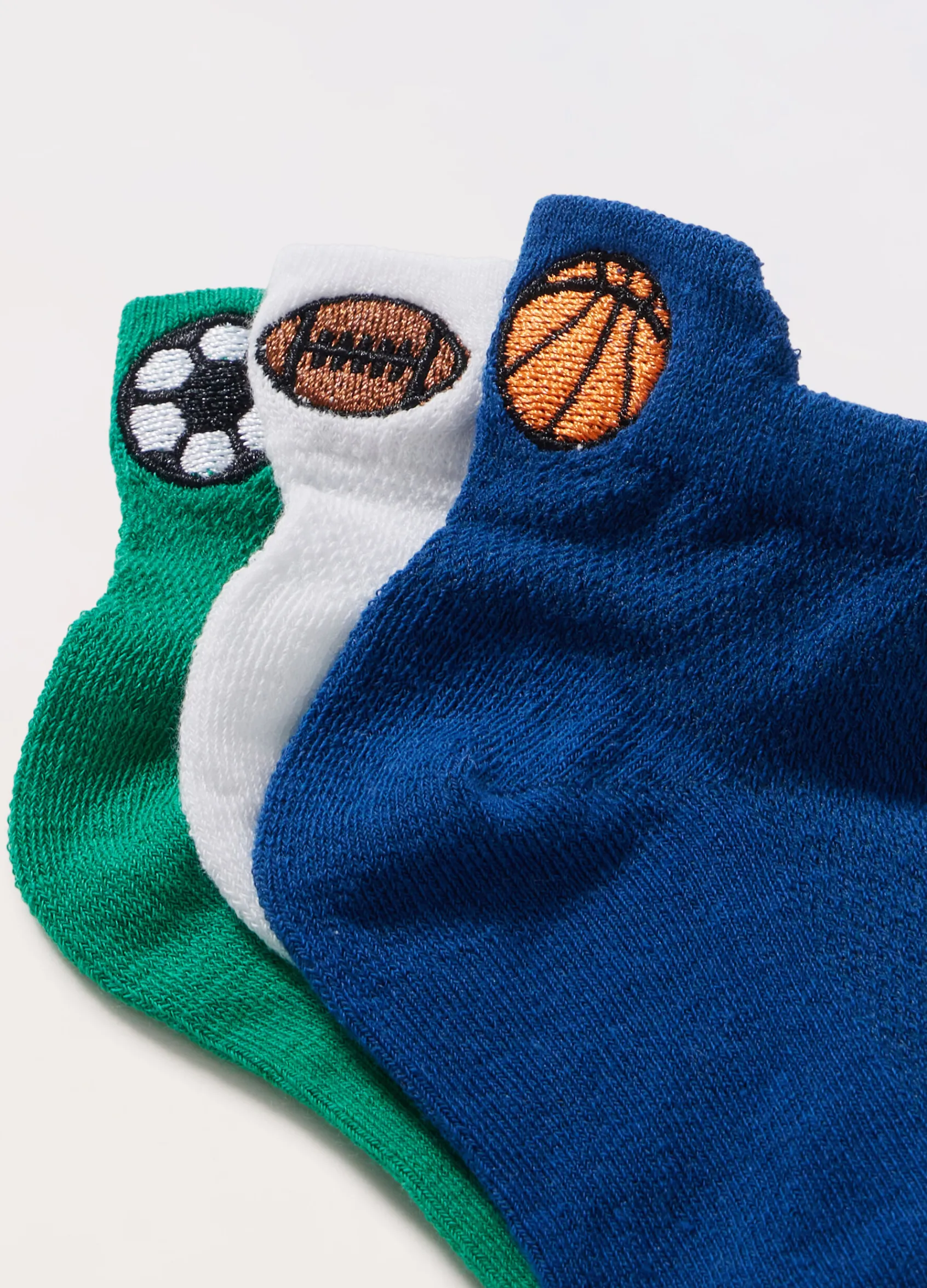 Blukids Pack 3 calze corte misto cotone-Bambino Multipack | Intimo