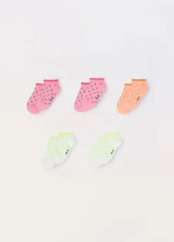 Blukids Pack 5 calzini corti in misto cotone stretch- Multipack | Intimo