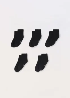 Blukids Pack 5 calzini corti misto cotone-Bambino Multipack | Intimo