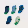 Blukids Pack 5 calzini corti misto cotone-Bambino Multipack | Intimo