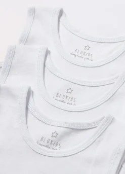 Blukids Pack 3 canotte in jersey neonato- Intimo