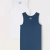 Blukids Pack 3 canotte intime in puro cotone ragazzo- Multipack | Intimo