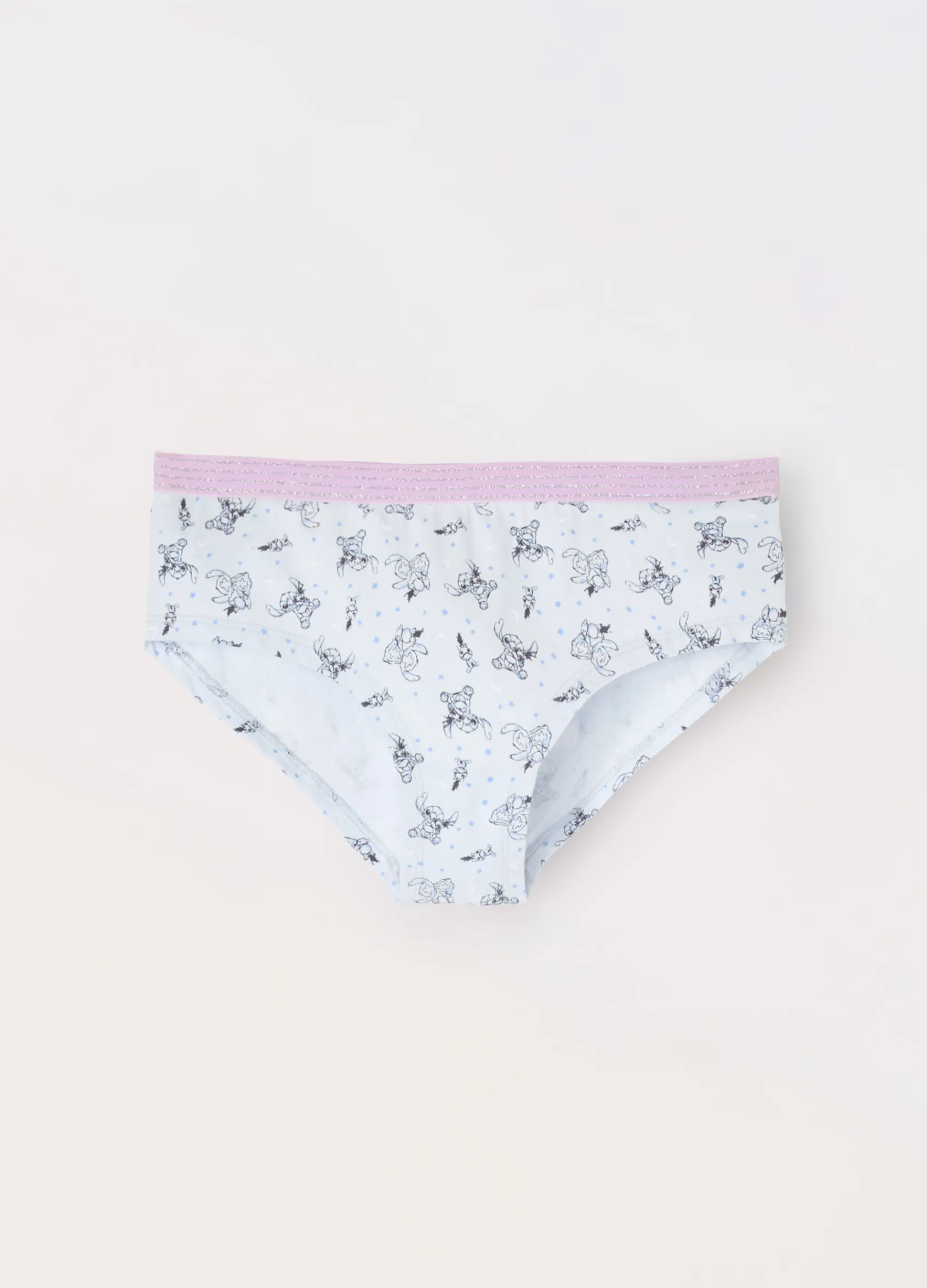 Blukids Pack 3 culotte in cotone stretch ragazza Stitch- Multipack | Intimo