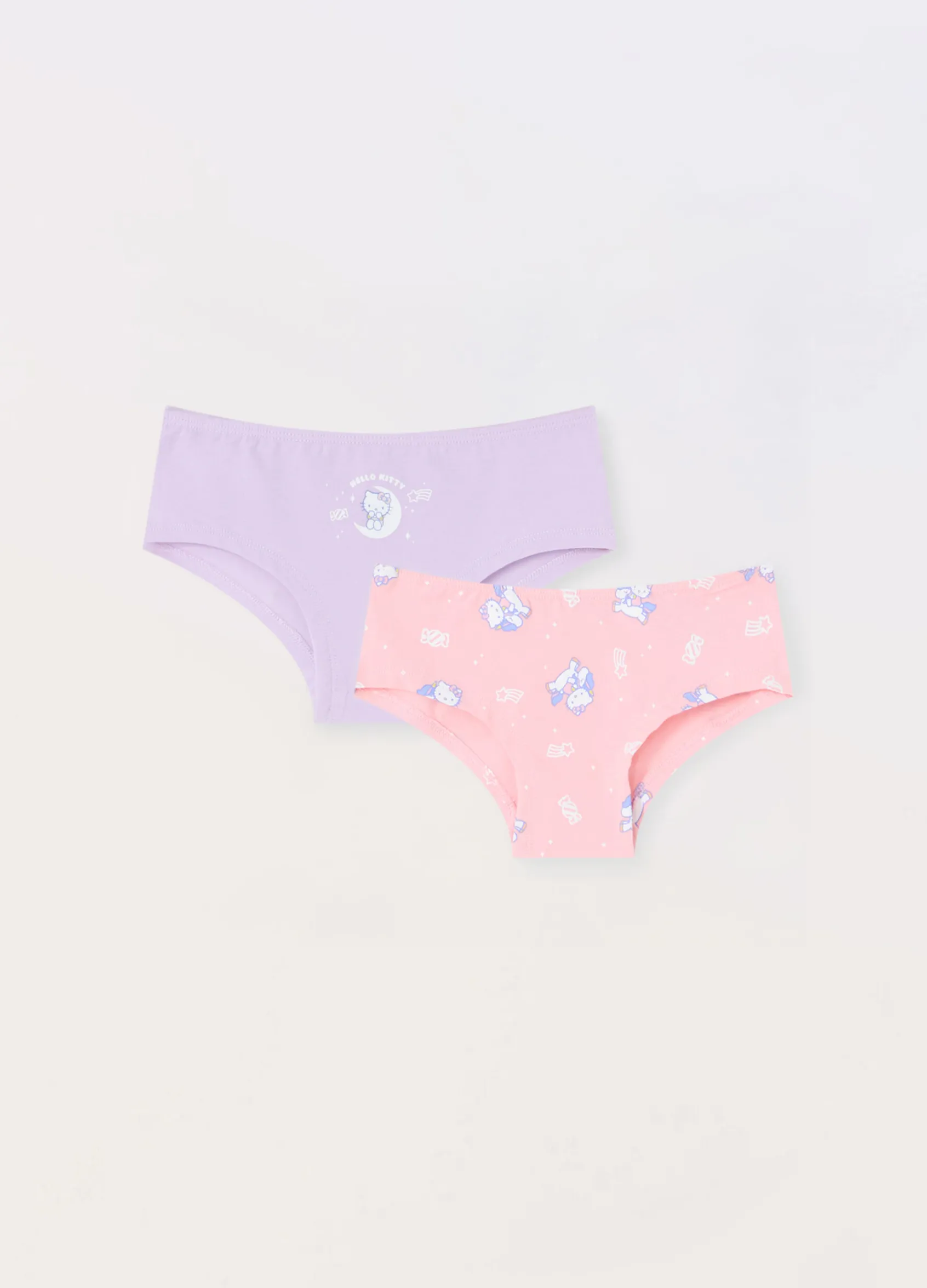 Blukids Pack 2 culotte in jersey di cotone stretch neonata- Intimo