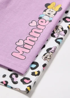 Blukids Pack 2 leggings corti in jersey di cotone bambina- Leggings | Multipack